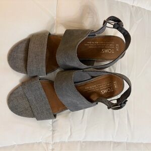 TOMS Women's Gray Sandals
